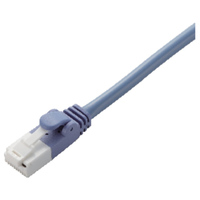 ELECOM EU RoHS指令準拠 ツメ折れ防止クロスケーブル(Cat5E)/5.0m/ブルー (LD-CTXT/BU50)画像