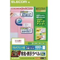 ELECOM キレイ貼り 宛名・表示ラベル/24面付/20枚 EDT-TMEX24 (EDT-TMEX24)画像