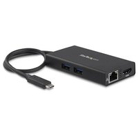 StarTech USB Type-C接続ノートパソコン用マルチポートアダプタ 4K HDMI対応 USB Power Delivery(USB PD)対応 USB 3.0 2ポート搭載 ギガビットイーサネット (DKT30CHPD)画像
