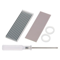 ainex M.2 SSD用ヒートシンク 放熱パッド・工具セット HM-21-SET (HM-21-SET)画像