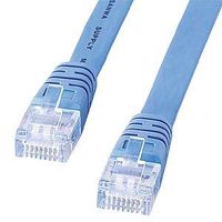 サンワサプライ LA-FL5-05LBK UTPエンハンスドカテゴリ5撚線フラットケーブル5m (LA-FL5-05LBK)画像