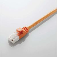 ELECOM LANケーブルCAT6対応EU RoHS指令準拠爪折れ防止簡易PKG30mオレンジ (LD-GPT/DR30/RS)画像