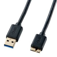 サンワサプライ USB3.0マイクロケーブル(A-MicroB) 1.8m ブラック KU30-AMC18BK (KU30-AMC18BK)画像