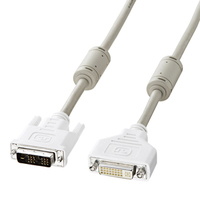 サンワサプライ DVI延長ケーブル(デジタル・シングルリンク) 2m KC-DVI-EN2K3 (KC-DVI-EN2K3)画像