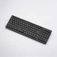 パンタグラフ式キーボード/103キー/Bluetooth/Mサイズ/ブラック