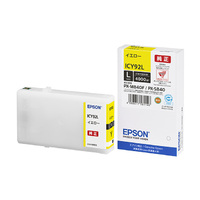 EPSON ICY92Lビジネスインクジェット用 インクカートリッジL(イエロー) (ICY92L)画像