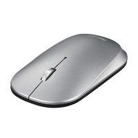 BUFFALO BSMBW330NSV 薄型 3ボタン 無線 BlueLEDマウス ノーマル シルバー (BSMBW330NSV)画像