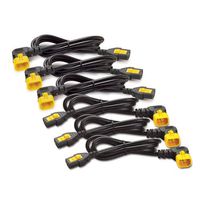 APC Power Cord Kit (6 ea)、Locking、C13 to C14 (90 Degree)、0.6m (AP8702R-WW)画像