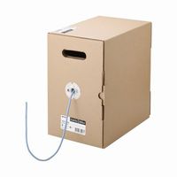 BUFFALO BL5E3000BL BL5E3000BL Cat5e LANケーブル 300m 単線 ブルー (BL5E3000BL)画像