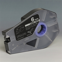 CANON TM-LBC6S ラベルテープカセット 6mm×27m 銀 (3476A068)画像