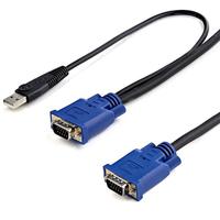 StarTech 3m PC切換器専用KVMケーブル USB/VGA-VGA SVECONUS10 (SVECONUS10)画像