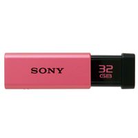SONY USB3.0対応 ノックスライド式高速USBメモリー 32GB キャップレス ピンク (USM32GT P)画像