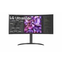 LG 34型 WQHD(3440×1440) IPSパネル 曲面型 ディスプレイ ブラック (34WQ75C-B)画像