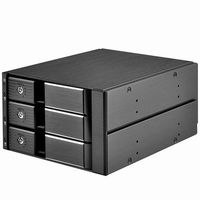 SILVERSTONE FS303 3.5インチドライブx3用ホットスワップベイ (SST-FS303B)画像
