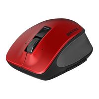 BUFFALO BSMBW500MRD 無線BlueLEDプレミアムフィットマウス Mサイズ レッド (BSMBW500MRD)画像