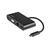 StarTech USB Type-C接続マルチアダプタ VGA/60W USB PD/ギガビット有線LAN (DKT30CVAGPD)画像