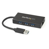 StarTech 3ポートUSB 3.0ハブ付きギガビット対応LANアダプタ ST3300GU3B (ST3300GU3B)画像