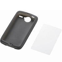 HTCdesire 2010 シリコンケース ブラック MPH-D10SCBK