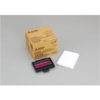 三菱電機 Lサイズ用プリント用紙&リボンカートリッジ 50枚4パック入り (CK30L)画像