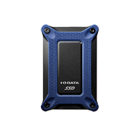 I.O DATA USB3.1 Gen2 Type-C対応 ポータブルSSD 1TB ミレニアム群青 (SSPG-USC1NV)画像
