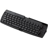 ELECOM Bluetooth折りたたみキーボード/メンブレン/英語66キー/ブラック (TK-FBM032EBK)画像