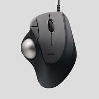 ELECOM トラックボールマウス/IST/親指/人工ルビー/有線/ブラック (M-IT10URBK)画像