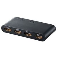 ELECOM HDMI切替器/3入力1出力/簡易パッケージ/ブラック (DH-SW31BK/E)画像
