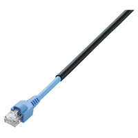 ELECOM 屋外用 ツメ折れ保護カバー付LANケーブル(Cat5E)/10m/ブラック (LD-VAPFR/BK10)画像