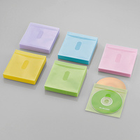 ELECOM 不織布ケース/カード付/240枚収納/5色アソート CCD-NIWB240ASO (CCD-NIWB240ASO)画像